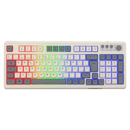 Teclado Inalámbrico 2.4G Recargable