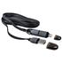 Cable USB a micro USB y Lightning